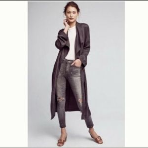 **Anthropologie HEI HEI Grey Long Duster | Women's Fashion Outerwear**